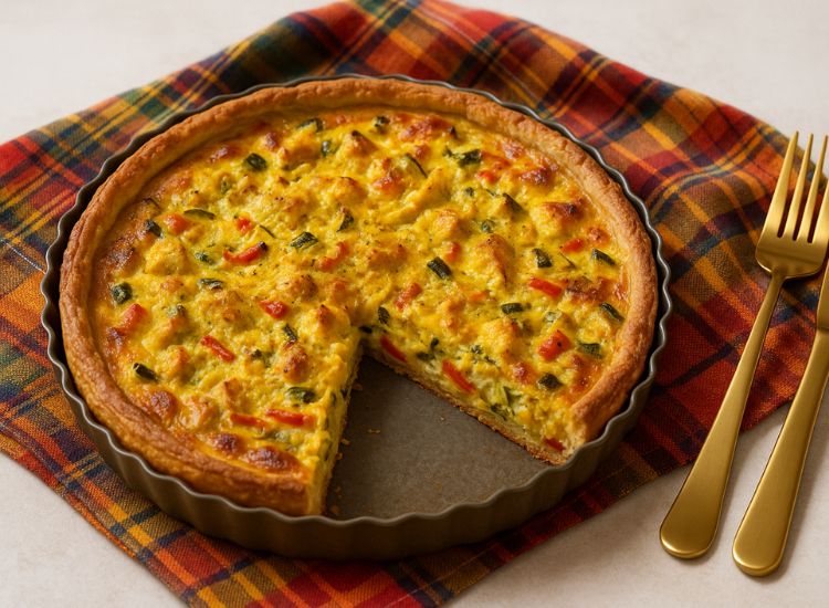 Quiche Exotique au Colombo — Façon Chef Créole